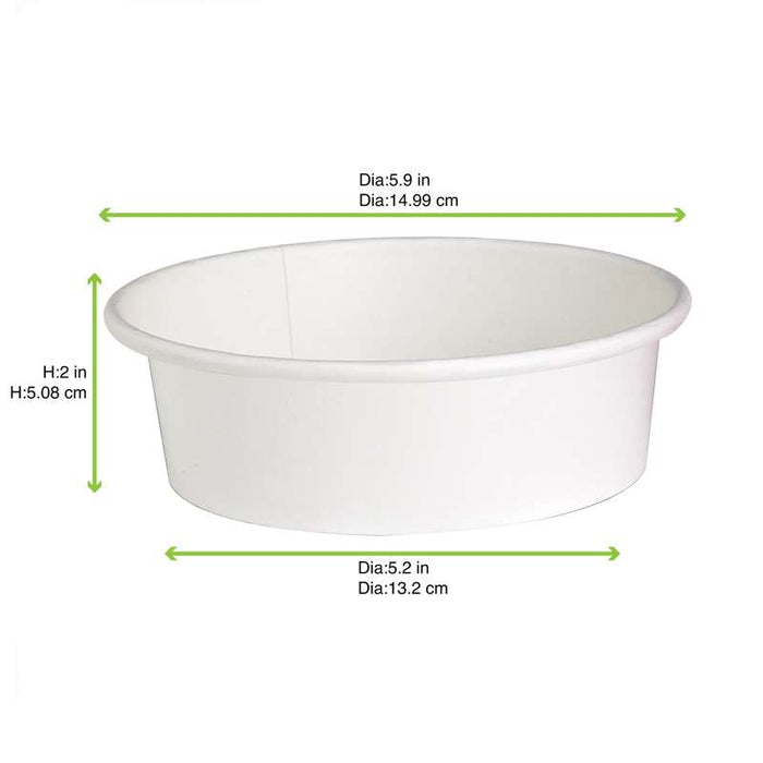 Saladier blanc "Buckaty" multi-usage  H50mm 580ml-360Pcs