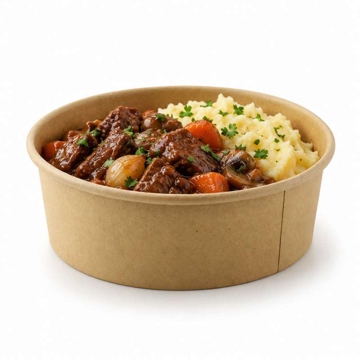 Saladier kraft "Buckaty" multi-usage  H50mm 580ml-360Pcs