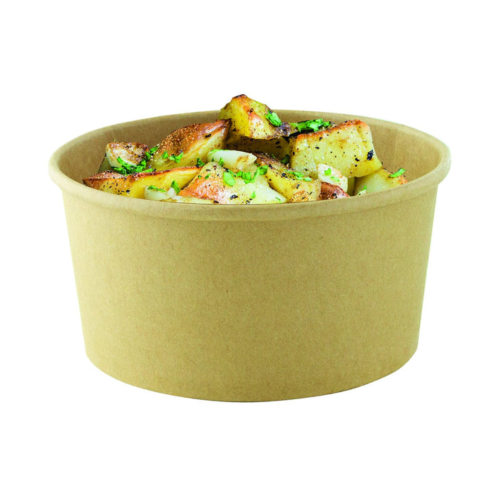 Saladier rond Buckaty en carton kraft brun  H60mm 750ml-360Pcs