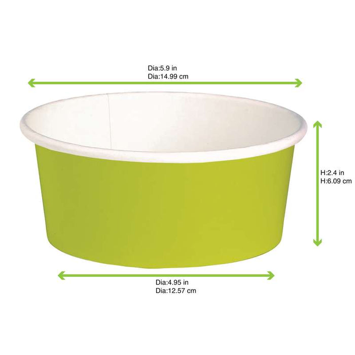 Saladier vert multi-usage "Buckaty"   H60mm 700ml-360Pcs