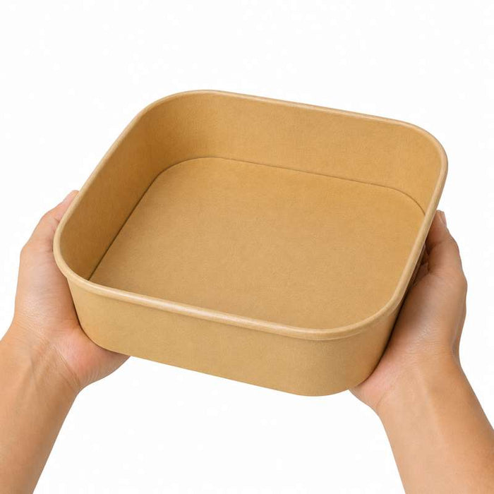 Saladier KraftCarré Multi Usage 170x170mm H56mm 1000ml-300Pcs