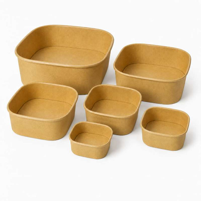 Saladier KraftCarré Multi Usage 130x130mm H50mm 500ml-300Pcs