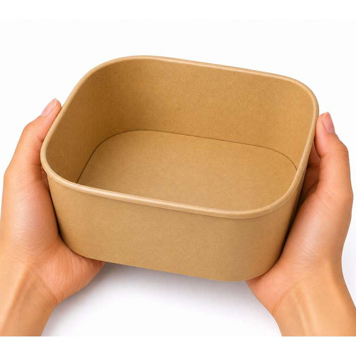 Saladier KraftCarré Multi Usage 170x170mm H66mm 1200ml-300Pcs