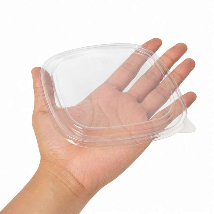 Couvercle PET pour saladier carre  170x170mm-300Pcs