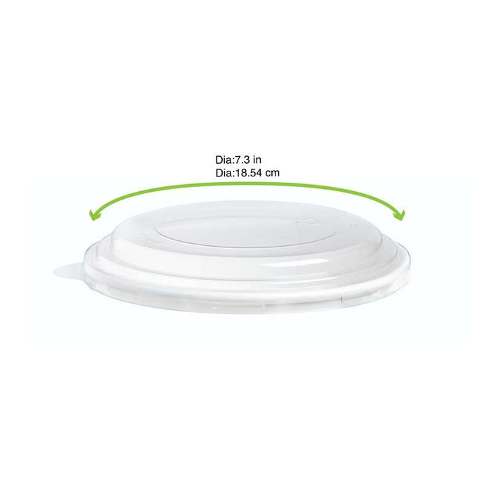 Couvercle plat anti-buée en RPET transparent Ø185mm - 360Pcs