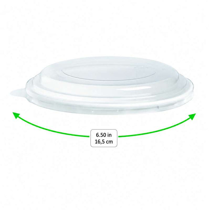 Couvercle plat transparent en plastique PET-360Pcs