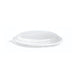 Tapa plana transparente RPET Ø185mm - 45Uds