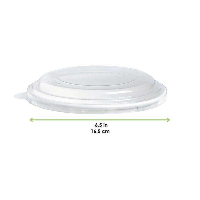 Couvercle plat transparent en plastique PET-500Pcs