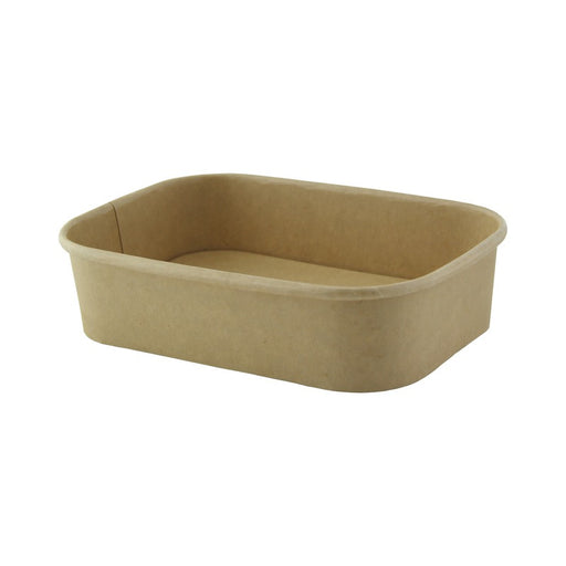 Saladier rectangulaire en kraft lamine pp 170x120mm H45mm 500ml-200Pcs