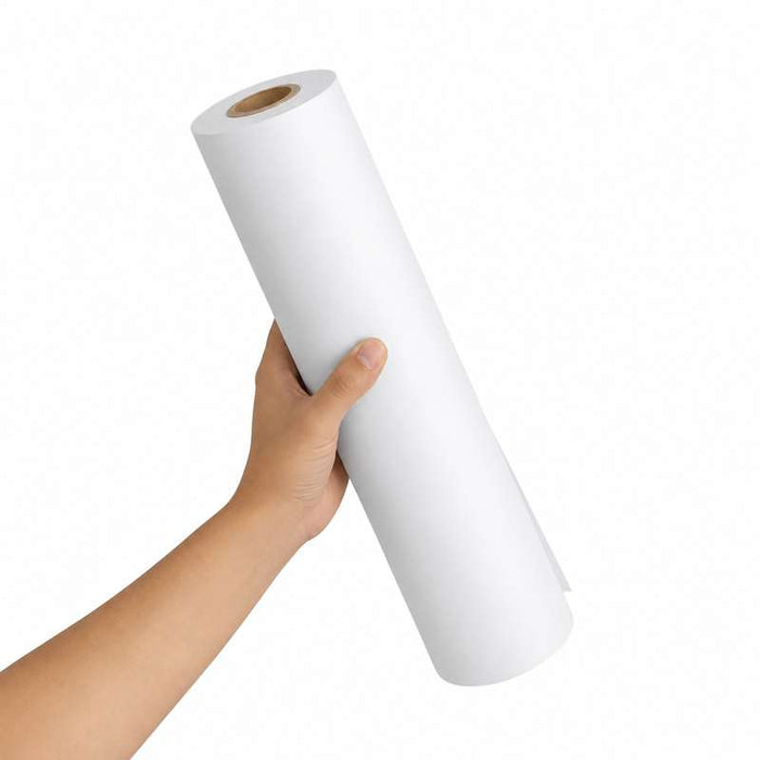 Papier cuisson blanc siliconé deux faces en rouleau 450mm x 50m - 12Pcs