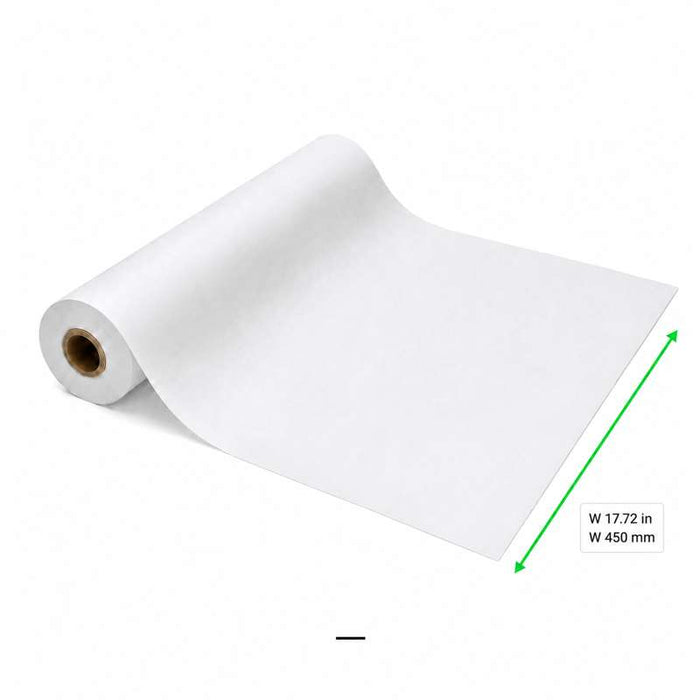 Papier cuisson blanc siliconé deux faces en rouleau 450mm x 50m - 12Pcs