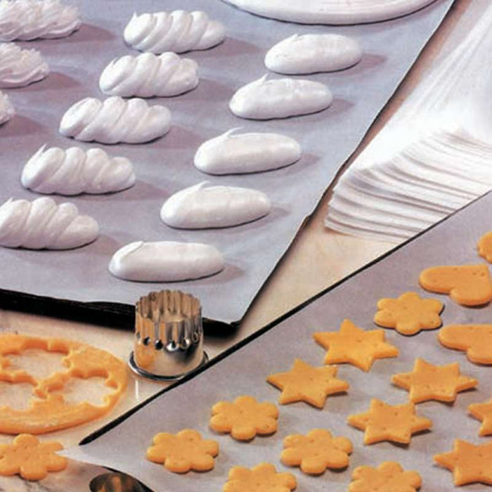 Papier cuisson papier blanc siliconé double face  530x325mm-500Pcs