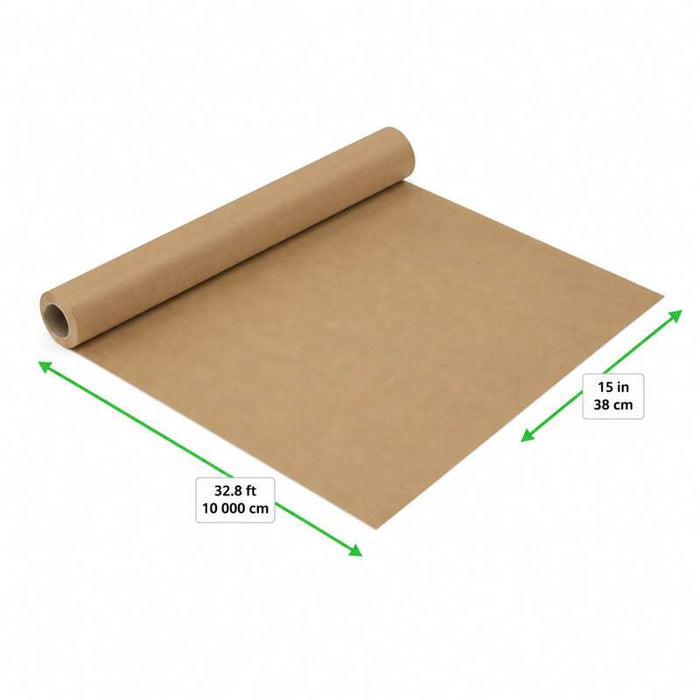 Rouleau de papier cuisson papier kraft siliconé double face  100 000x380mm-1Pcs
