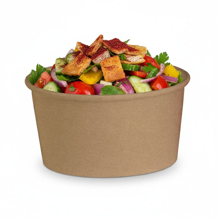 Saladier kraft Buckaty multi-usage sans plastique  H65mm 1200ml-360Pcs