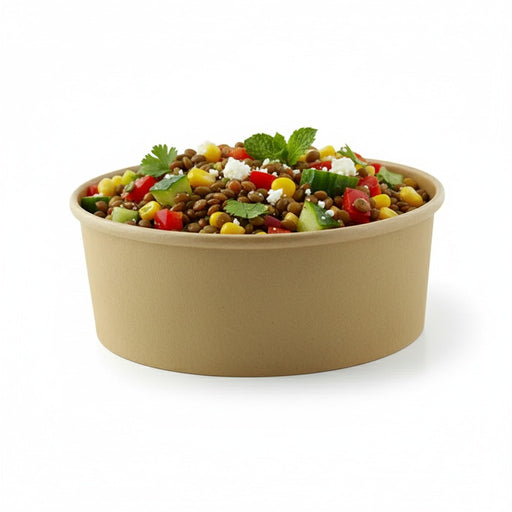Saladier kraft "Buckaty" multi-usage sans plastic  H50mm 600ml-360Pcs