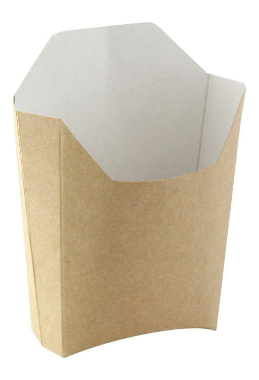 Pochette kraft pour frites 250gsm  115x90mm H110mm-1200Pcs