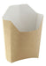 Pochette kraft pour frites 250gsm  115x90mm H110mm-1200Pcs