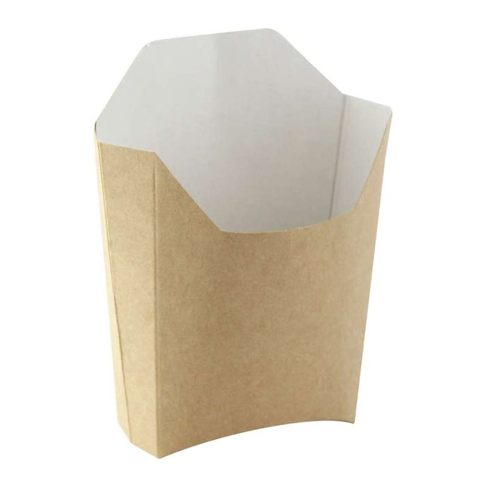 Pochette kraft pour frites 250gsm  115x90mm H110mm-1200Pcs