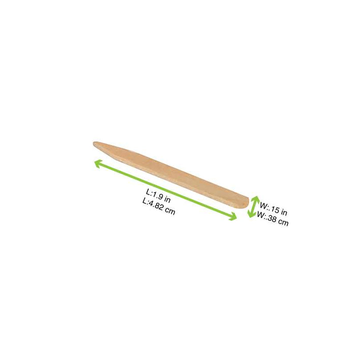 Pique à sandwich plat en bois   H50mm-5000Pcs