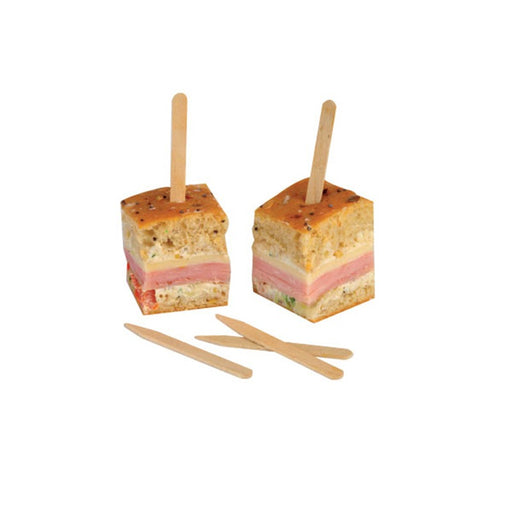 Pique à sandwich plat en bois   H50mm-5000Pcs