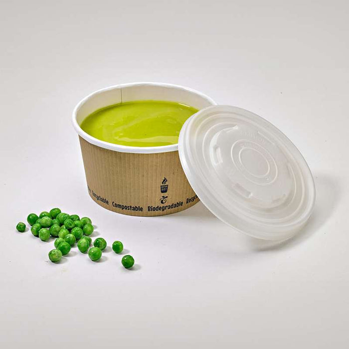 Pot à soupe carton blanc   H149mm 940ml - 500Pcs