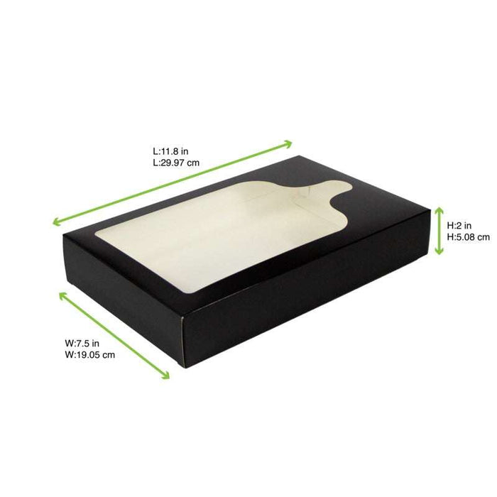 Boîte pour planche avec fenêtre PET 300x190mm H50mm - 400Pcs