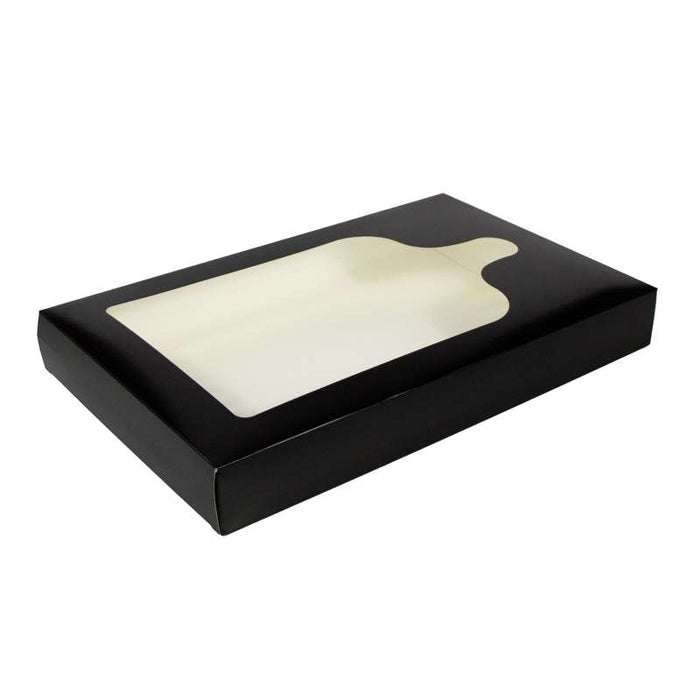 Boîte à fenêtre PET pour planche apéritive 400x250mm H50mm - 200Pcs