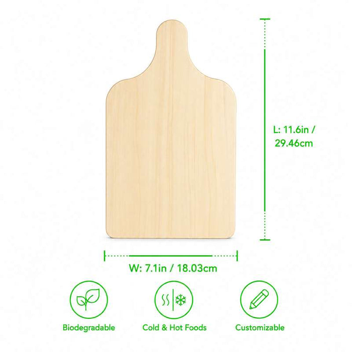 Les planches apero bois 295x180mm H2,2mm-200Pcs