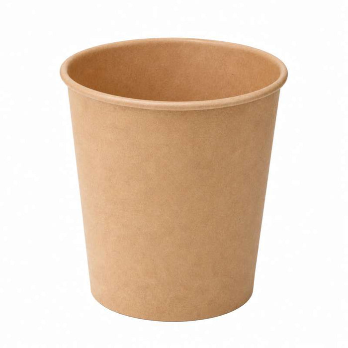 Pot carton kraft brun chaud et froid   H65mm 120ml - 1000Pcs