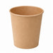 Pot carton kraft brun chaud et froid   H65mm 120ml - 1000Pcs