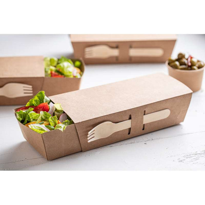 Pot carton kraft brun chaud et froid  H35mm 60ml - 1000Pcs