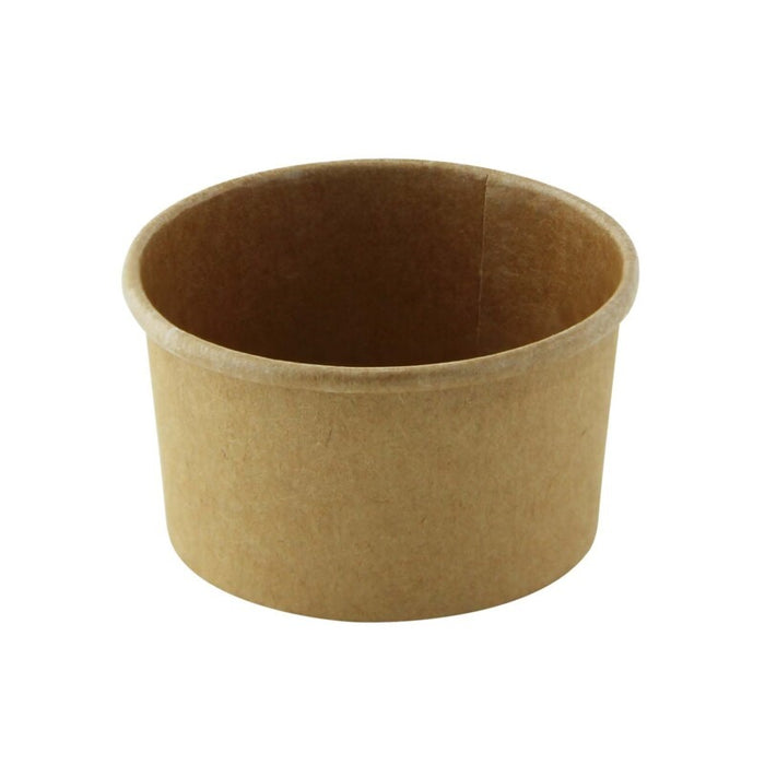 Pot carton kraft brun chaud et froid  H35mm 60ml - 1000Pcs
