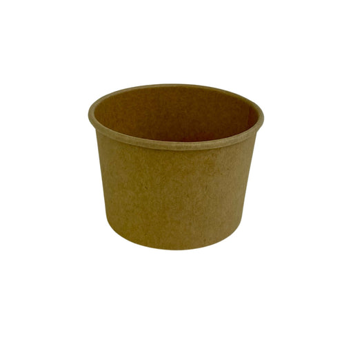 Pot carton kraft brun chaud et froid  H39mm 86ml - 1000Pcs