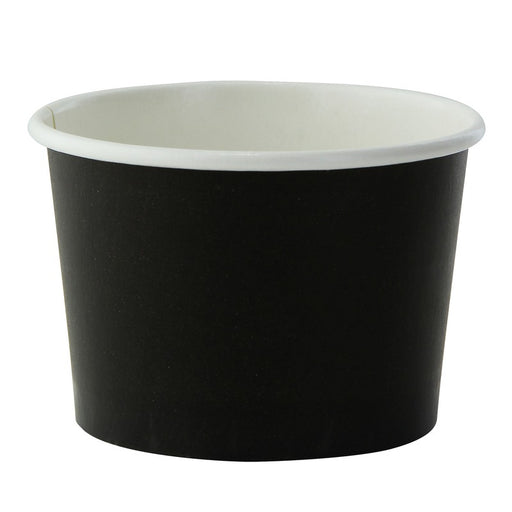 Pot carton noir chaud et froid  H49mm 130ml - 1000Pcs