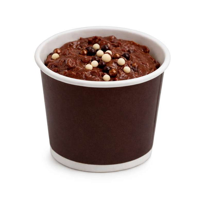 Pot carton marron foncé chaud et froid  H56mm 140ml-3000Pcs