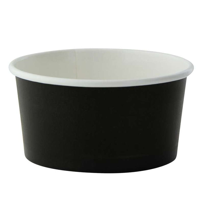 Pot carton noir chaud et froid  H48mm 200ml - 1000Pcs