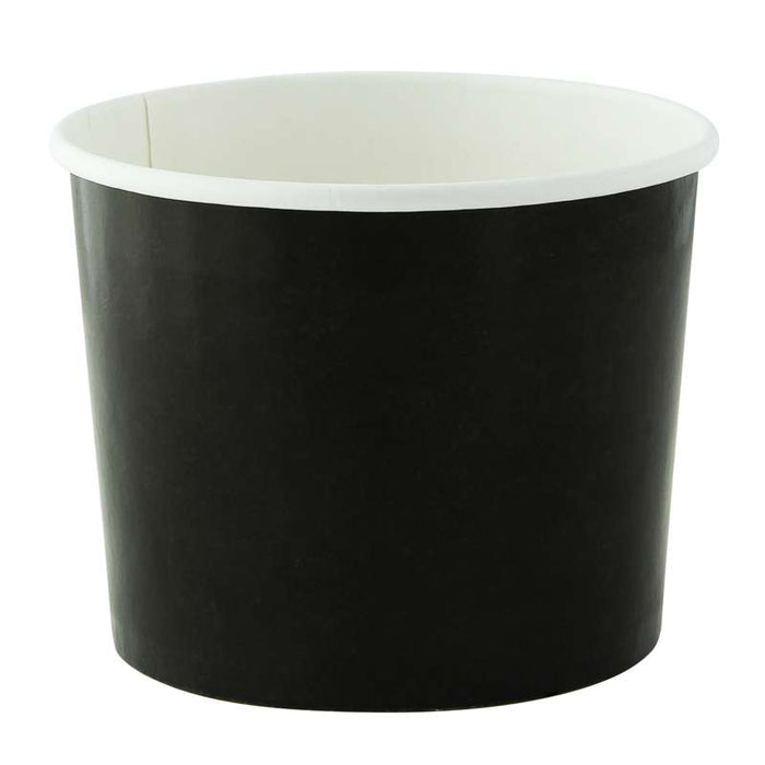 Pot carton noir chaud et froid   H70mm 320ml - 500Pcs