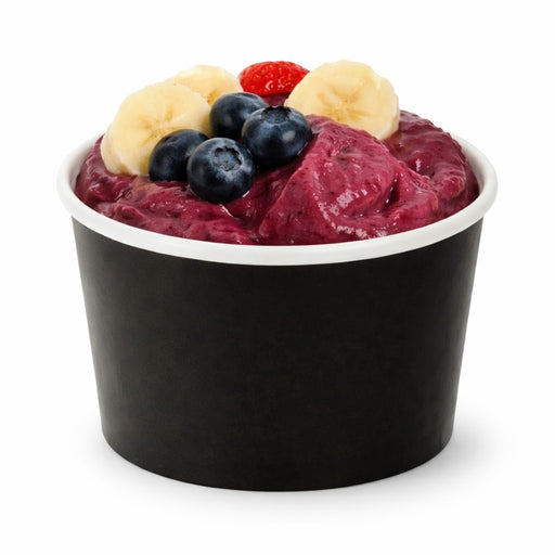 Pot carton noir chaud et froid   H70mm 320ml - 500Pcs