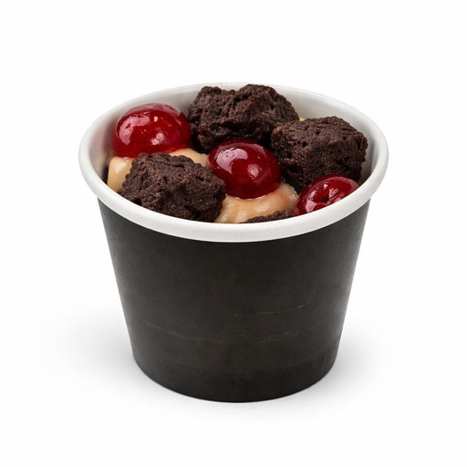 Pot carton noir chaud et froid  H40mm 45ml - 1000Pcs