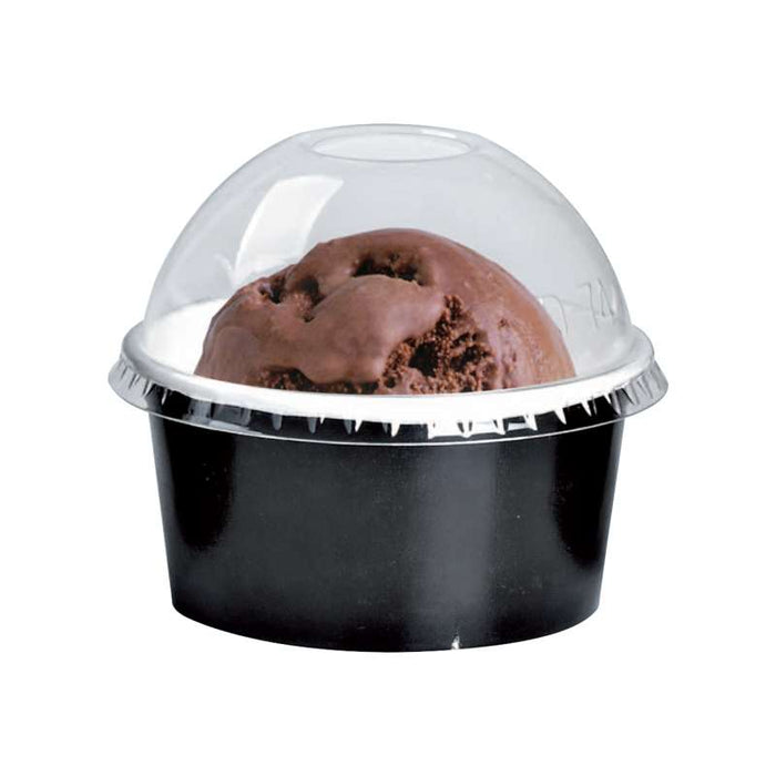 Pot carton noir chaud et froid  H39mm 86ml-1000Pcs