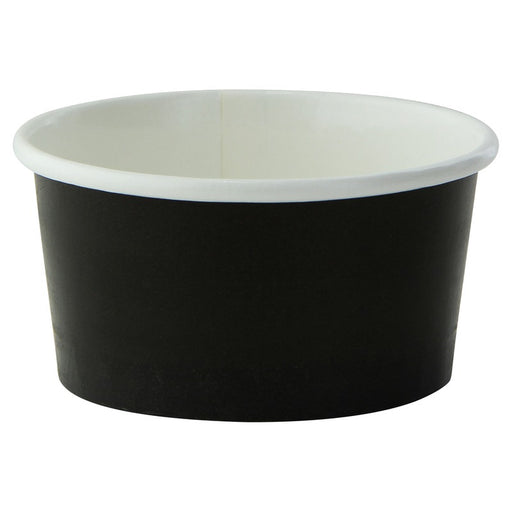 Pot carton noir chaud et froid  H39mm 86ml-1000Pcs