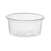 Pot à sauce rond en plastique PLA transparent  H35mm 90ml-2000Pcs