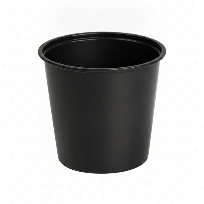 Ramequin à sauce noir rond en polypropylène Ø70mm H64mm 150ml - 1000Pcs