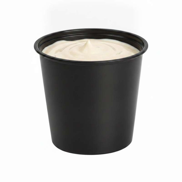 Ramequin à sauce noir rond en polypropylène Ø70mm H64mm 150ml - 1000Pcs