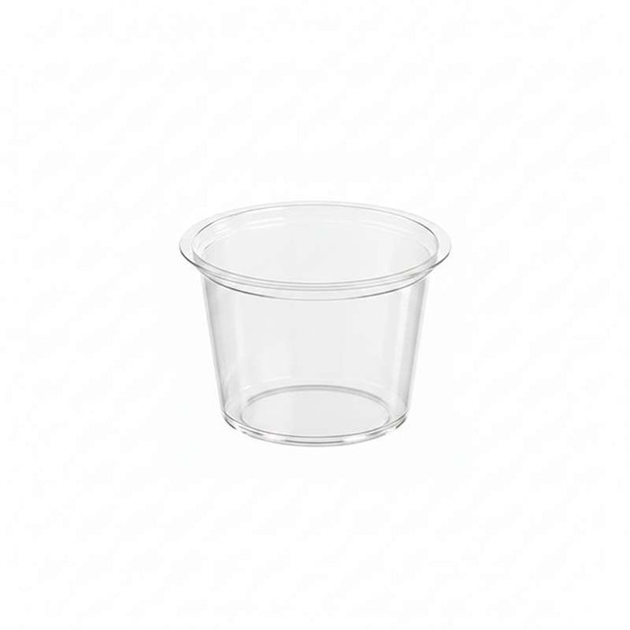 Pot plastique PET transparent rond   H28mm 50ml - 3000Pcs