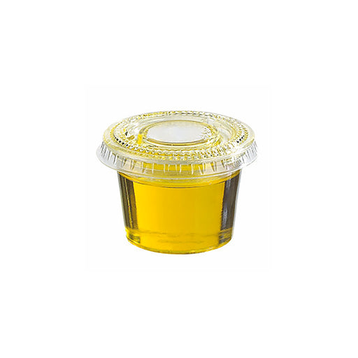 Pot plastique PET transparent rond   H28mm 50ml - 3000Pcs