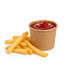 Pot à soupe et glace en carton kraft brun sans plastique, Waterbased  H40mm 75ml - 1000Pcs
