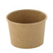 Pot à soupe et glace en carton kraft brun sans plastique, Waterbased  H40mm 75ml - 1000Pcs