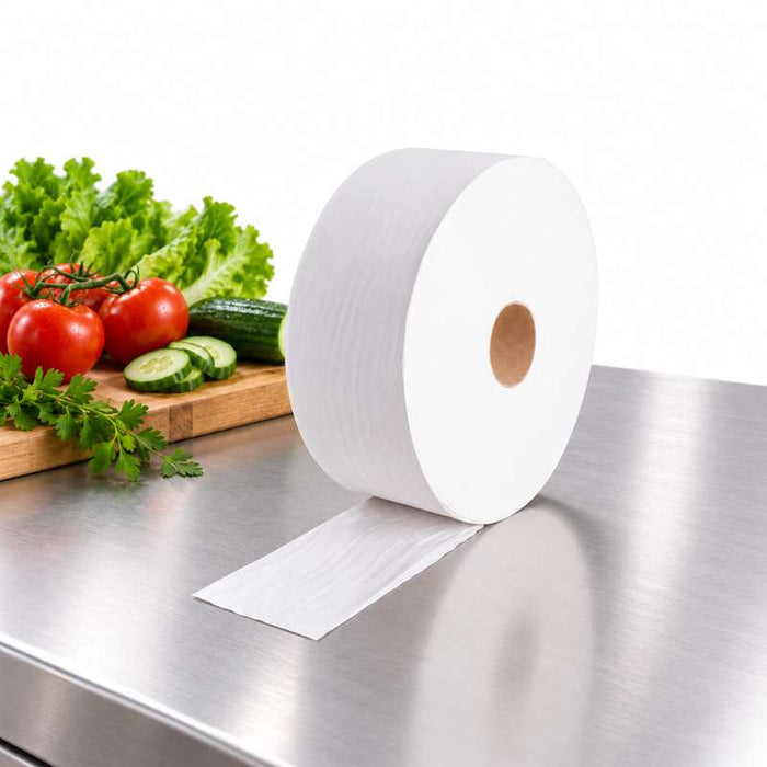 Papier toilette jumbo 2 plis microgaufré en rouleau 85mm x 252m - 6Pcs