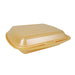 Coquille plastique PSE jaune  208x245mm H68mm-250Pcs